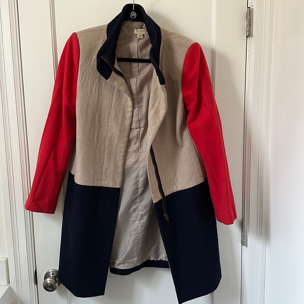 J. Crew Color Black Coat